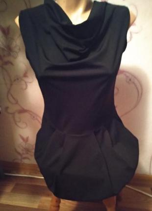 Платье чёрное маленькое 44-46 размер