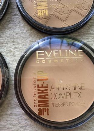 Матуюча Пудра eveline cosmetics anti-shine complex