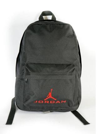 Молодежный городской черный мужской рюкзак фирменный 14 л jordan