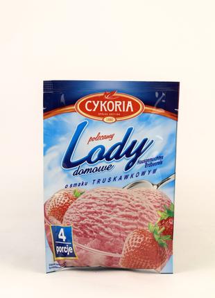 Cykoria Lody домашнее сухое мороженое клубника 60 г.