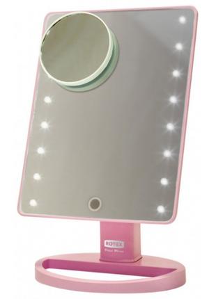 Зеркало косметическое настольное с LED подсветкой Rotex RHC25-...