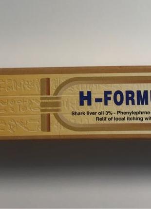 H-formula cream от геморроя в составе масло печени акулы Подробне