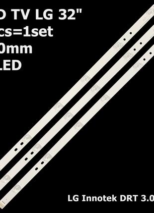 LED підсвітка LG Innotek DRT 3.0 32" 590mm 6-led 6V 6916L-1974...