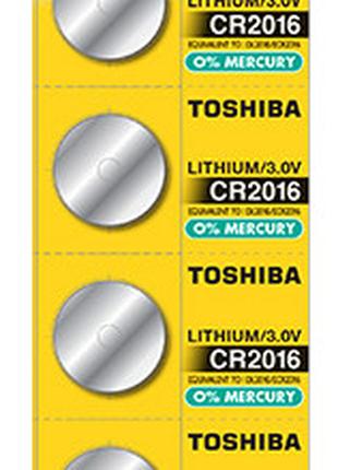 Батарейка TOSHIBA CR2016 BP 1X5