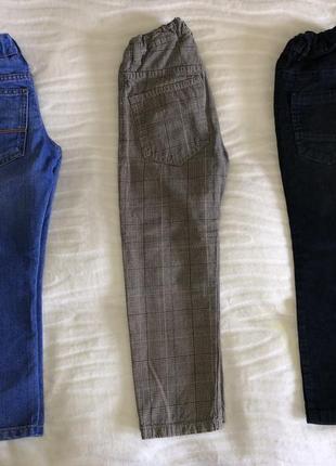 Комплект фирменных штанов на 4-5 лет рост 110 см.