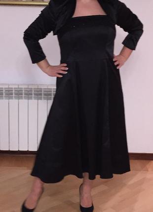 Шикарное вечернее платье от ann harvey большого размера 18 {на...