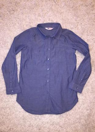 Легкая рубашка - блузка h&m на 9-10 лет рост 140 см.