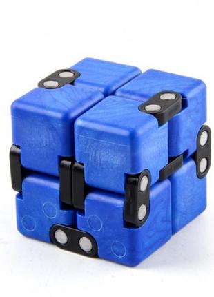 Кубик антистресс Infinity Cube (синий с черным) 1447619032