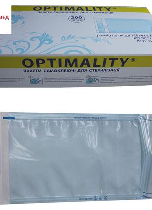 Пакети для стерилізації самоклеючі Optimality ПСО 90 мм х 230 ...