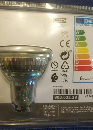 Лампа светодиодная LEDARE LED 400ml GU10 LED1708R5 5.3W - 100грн