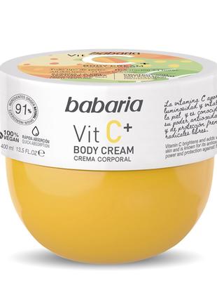 Крем для тела с витамином С Babaria vitamin C body cream 400 м...