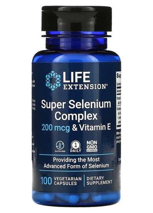 Life Extension, суперкомплекс селену з вітаміном E, 200 мкг, 1...