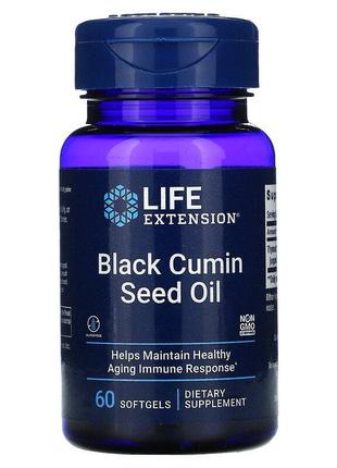 Life Extension, Олія насіння чорного кмину, 60 жувальних капсул