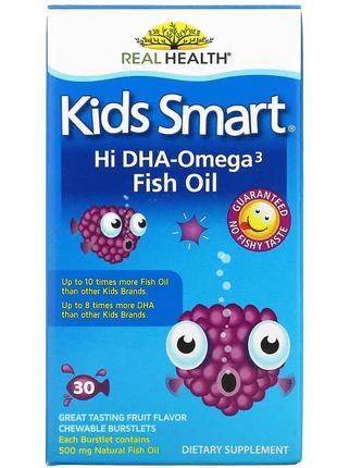 Bioglan, Kids Smart, риб'ячий жир з високим вмістом омега-3 та...