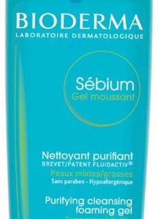 Гель для вмивання Bioderma Sébium Gel Moussant 500 мл, термін ...