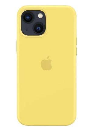 Силиконовый Чехол Silicone Case для iPhone 13 Yellow