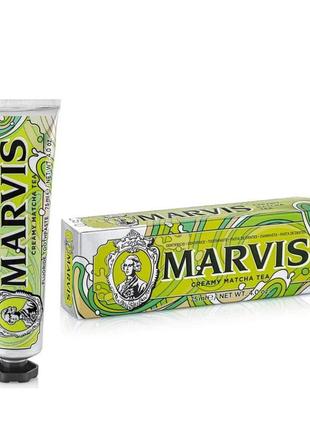 Зубная паста со вкусом чая матча Marvis Creamy Matcha Tea 75 мл