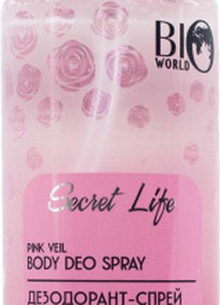Дезодорант-спрей для тела Розовая вуаль BIOWORLD