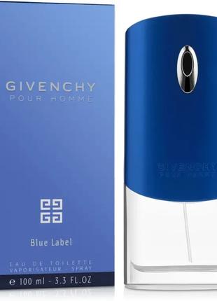 Givenchy Pour Homme Blue Label Туалетная вода 100 ml Живанши П...