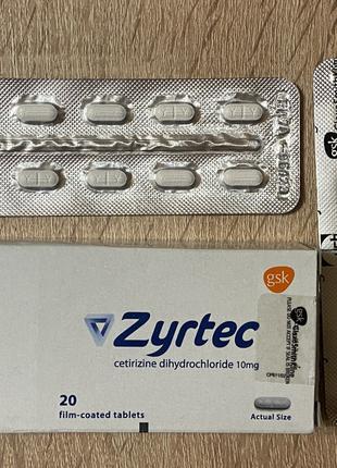 ZYRTEC 10 MG 20 таб- лечение АЛЛЕРГИЧЕСКИХ симптомов Египет