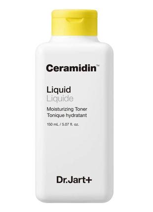 Зволожуючий тонер для обличчя з керамідами Dr.Jart+ Ceramidin ...