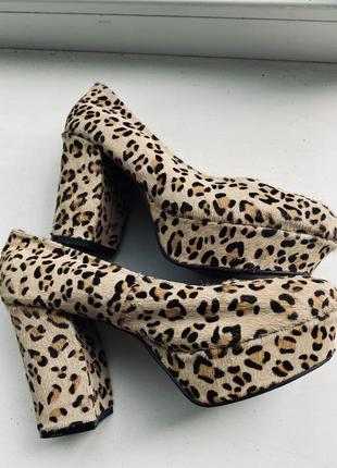 Туфли леопардовые