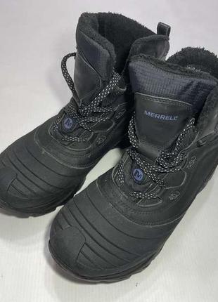 Ботинки кожаные merrell, waterproof, opti-warm. 27 см, как новые!