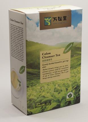 Чай для очищения кишечника Colon Cleanser, 20 чайных пакетиков...