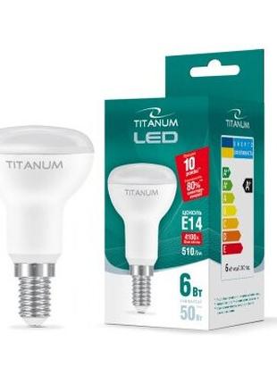 LED лампа TITANUM R50 6W E14 4100K 220В (TLR5006144)