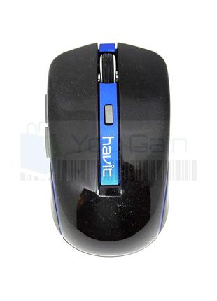 Беспроводная мышь HAVIT HV-MS951GT USB. Черно-синяя