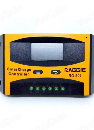 Контроллер заряду для солнечных батарей 20А RAGGIE RG-501 (PWM...