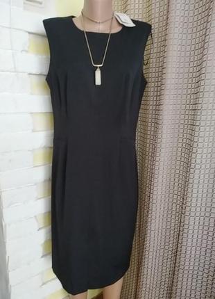 Чорне класичне плаття платье tu міді