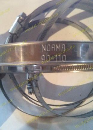 Хомут червячный Norma W2 90-110 мм (нержавеющий)