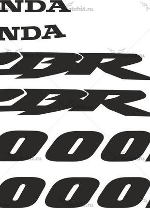 Виниловые наклейки на мот " GBR Honda 1000F " 25х30 см