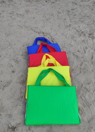 Пляжная сумка " Трансформер " зеленая
