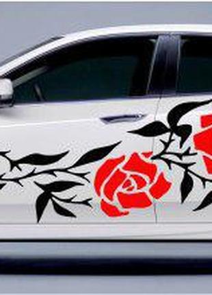 Виниловые наклейки на авто " Рози " 49х160 см