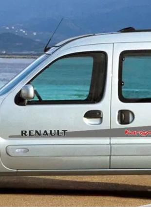 Виниловые наклейки на авто " Полосы Renault Kangoo" 19x200 см