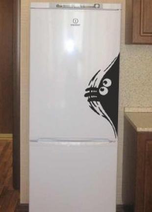 Виниловые наклейки " Приведение на холодильник " 30х50 см