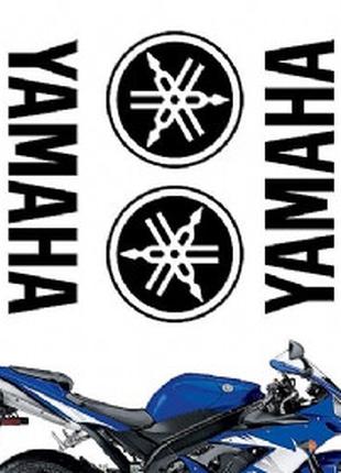 Виниловая наклейка " Yamaha " комлект 38х25 см