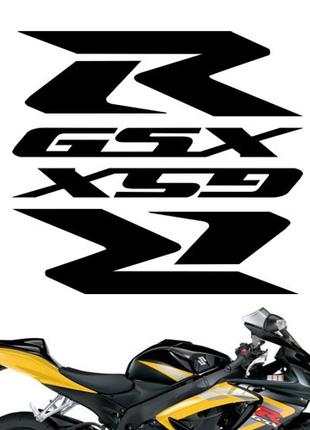 Виниловые наклейки на мот " Suzuki R GSX " 25х25 см