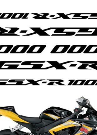 Виниловые наклейки на мот " 1000 GSX-R " 15х25 см