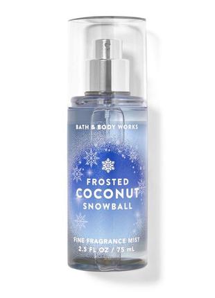 Мист (спрей) для тела bath and body works frosted coconut snow...