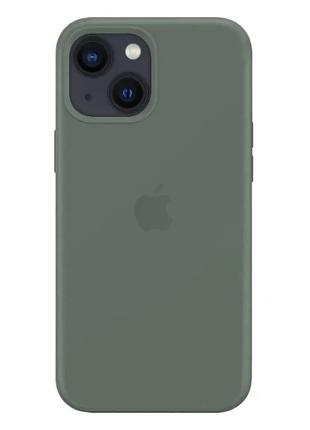 Силиконовый Чехол Silicone Case для iPhone 13 Dark Olive