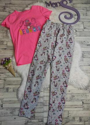 Пижама lc waikiki для девочки розовый с единорогами на рост 14...