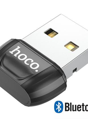 Блютуз адаптер USB для компьютера, ноутбука Hoco UA18 (10m, Bl...