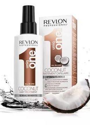 Маска-спрей для волос с ароматом кокоса Revlon Uniq One All In...