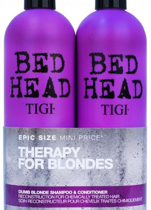 Шампунь и кондиционер для Блонди волос TIGI Bed Head Colour Co...