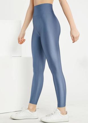 Яркие женские эластиковые лосины легинсы в стиле 90х джинс XS/S.