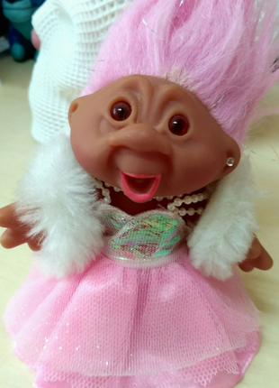 Винтажная виниловая кукла Принцесса Тролль Princess D. A. M. 1986