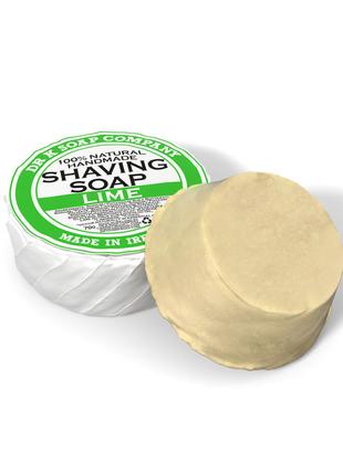 Мыло для бритья Dr K Soap Shaving Soap Lime, 70 г